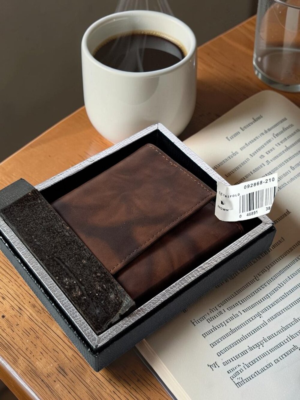 Rolfs Brown Leather Multiple Credit Card Slots Trifold Mens Wallet NWT